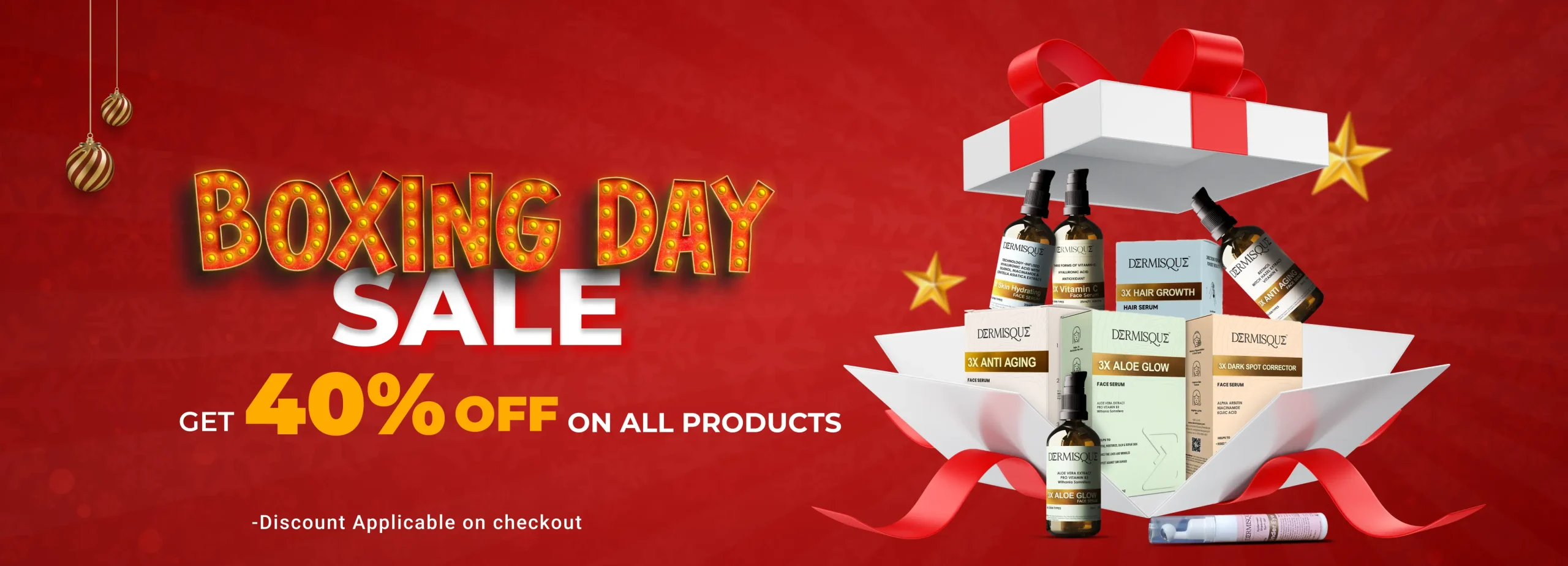40% off Boxing Day Sale